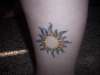 sun tattoo