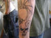 Skull with Wings tattoo