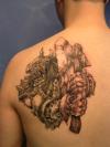 Orc charge tattoo