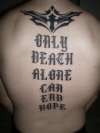 Back piece tattoo