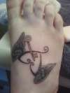 Key To My Heart :) Foot tattoo