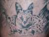 Serval tattoo