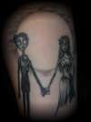 corpse bride tattoo