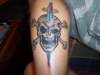 scull and crossbones tattoo