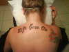 My mrs back tattoo