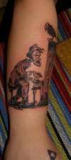 Tom waits Tattoo