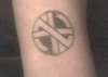 crass symbol tattoo