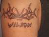 elk horns tattoo