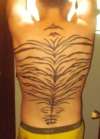 Tiger stripes tattoo
