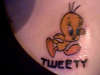 Tweety tattoo