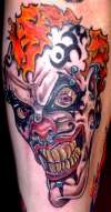 Evil Clown tattoo