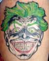 The Joker tattoo