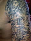 Jesus Arm tattoo
