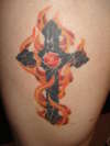 cross fire tattoo