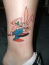 Blink-182 bunny tattoo