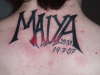 My daughter's name tattoo