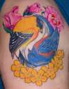 West Coast Yin Yang Birds   mariposa lilly tattoo