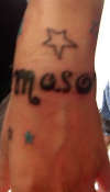 stars name tattoo