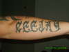 Ceejays name tattoo