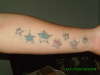 stars with flag tattoo