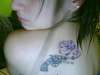 Smoking Rose Gun tattoo