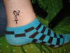 Ankh, Heart, Ring tattoo