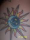 sun/moon combo tattoo