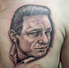 Johnny Cash tattoo