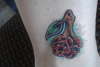 cherry skulls tattoo