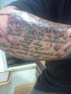 death stares at mankind every day what more can a mortal do... tattoo