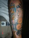 Mechanical sleeve tattoo