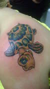 sea turtle.. my first one i ever tattooed