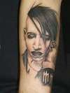 Marilyn Manson tattoo