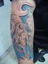 octopus (marine theme) tattoo