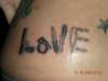 LOVE tattoo