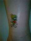 Marvin The Martian tattoo