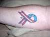 Patriotic Ribbon tattoo