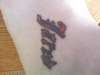 hubbys name tattoo