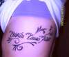 Latin - Everything happens for a reason tattoo