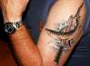 Tigershark & Knife tattoo