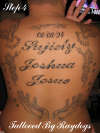 joses back tattoo