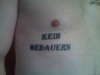 no regrets tattoo
