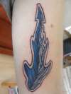 Oceanic Shark Design tattoo