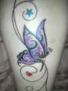 Purple Fairy tattoo