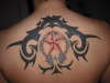 Tribal DJ tattoo