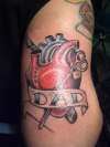 traditional heart tattoo