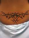 Lower Back tattoo