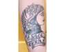 Traditional Gypsy Head tattoo