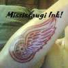 Detroit red wing tattoo
