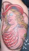 Cowgirl tattoo